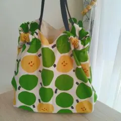エコバック　りんご②　ハンドメイド