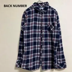 【バックナンバー】長袖チェックシャツ　ネルシャツ　メンズ　（L）カジュアルシャツ