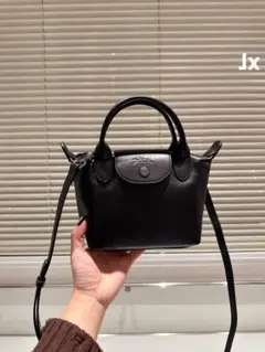 ロンシャン ルプリアージュエクストラ XSレザー3way 黒