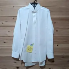 ホワイト ウイングカラー フォーマルシャツ