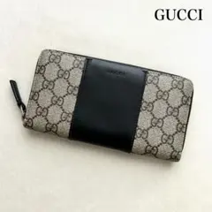 GUCCI グッチ 長財布 ラウンドファスナー GGスプリーム