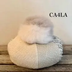 CA4LA ポンポン付きベレー帽