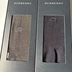 BURBERRY ソックス 25-26cm グレー ネイビー2足セット