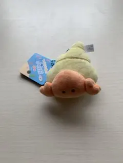 つぶらな瞳の水族館 ぬいぐるみマスコット ヤドカリ