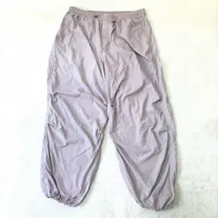 yn1259 ユニクロ パラシュートパンツ 3L大きいサイズ ゆるだぼ ピンク