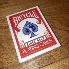 BICYCLE RIDER BACK PLAYING CARDS トランプ 赤