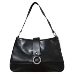 フォーマルバッグ マリークレール 革製　ブラック　ワンショルダー