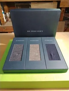 BURBERRY ソックス 3足セット 25-26cm