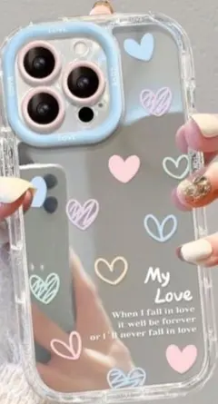 iPhone 11 Pro ハート柄クリアケース