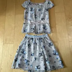 フォーマル 花柄セットアップ