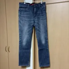 ダークブルースリムフィットデニム