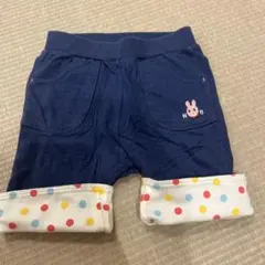 ホットビスケッツ　ミキハウス　ネイビー　パンツ 90