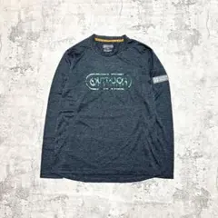 OUTDOOR PRODUCTS ストレッチシャツ ジャージ 長袖 M グレー
