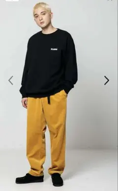 XLARGE コーデュロイ ワイドパンツ イエロー