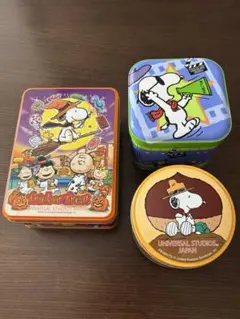 スヌーピー 空き缶 3個セット USJ限定