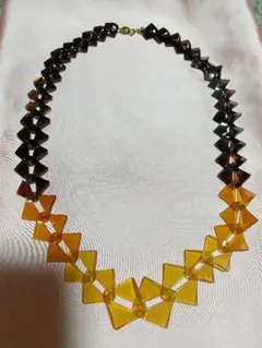べっ甲 本鼈甲［ネックレス＆イアリング セット］購入先：高島屋 