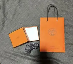 【美品】HERMES エルメス 空箱　ショッパー　リボン
