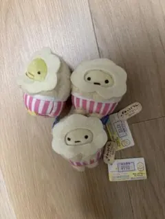 すみっコぐらし　てのりぬいぐるみ　たぴおか　イエロー　ぺんぎん？　ポップコーンのサムネイル