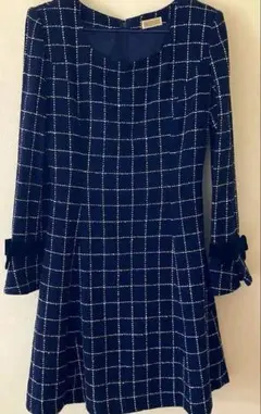 袖口リボンが大人可愛いレディースワンピース⭐︎セミフォーマル