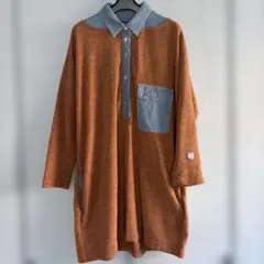 mercibeaucoup, メルシーボークー　シャンブレー✖️ニットチュニック