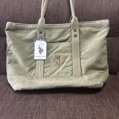 U.S. POLO ASSN. キャンバス製 トートバッグ