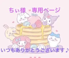 ちぃ様　専用ページ