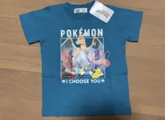 新品 ポケモン Tシャツ 110cm ブルーグリーンのサムネイル