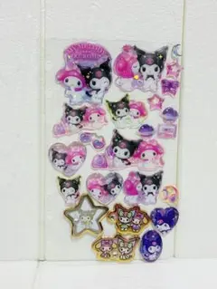 ドロップジェリーシール　マイメロディ・クロミ シールセット ストーンシー