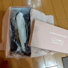 FABIO RUSCONI パープル フラットシューズ