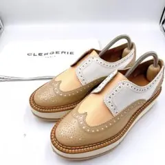 美品✨クレジュリー　BECKA 厚底　ローファー　23cm ウィングチップのサムネイル