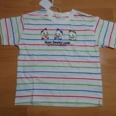 リトシー　しまむら　ヒューイ　ルーイ　デューイ　Tシャツ ボーダー　ディズニー