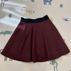 PATTERN えんじスカート