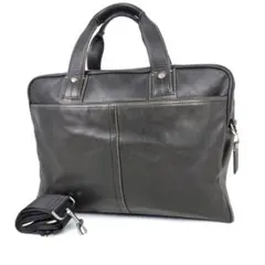 美品✨️COACH ビジネスバッグ ブリーフケース 2way レザー ブラック