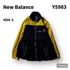 【即購入OK】new balance ナイロンジャケット　サイズL ネイビー