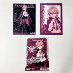 ホロライブ holox 鷹峰ルイ クリアカード 2種 特典ブロマイドセット