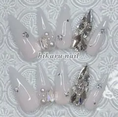 ネイルチップオーダー☆量産型地雷系清楚系サブカルワンホン