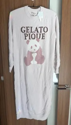 新品未使用品 2025年購入 タグ付き GELATO PIQUE パンダ柄