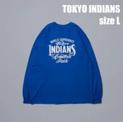 東京インディアンズ　ロンT Lサイズ 美品 2025年最新】東京インディアンズ ロンtの人気アイテム - メルカリ