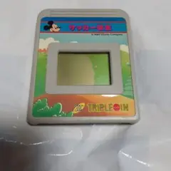 エポック社　LCDゲーム　トリプルイン　ミッキーのサッカー教室　ソフトのみ