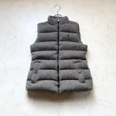 あ*こ様 ラルフローレン♡ ダウンベスト ワンポイント刺繍 - メルカリ