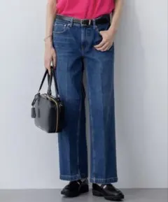 【RED CARD TOKYO×23区】デニム ワイドパンツ