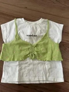 BREEZE サイズ100 Tシャツと重ね着トップス