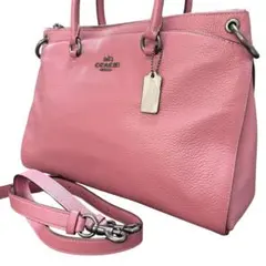 美品 COACH レザー 2way ハンドバッグ ミア サッチェル F77884