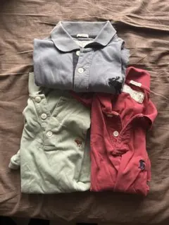 Abercrombie & Fitch ポロシャツ　３枚セットのサムネイル