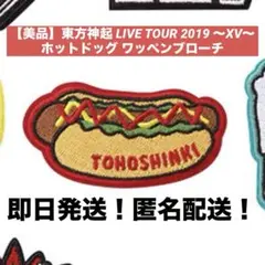 【美品】東方神起　ワッペンブローチ　ホットドッグ　　　　1個