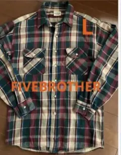希少ファイブブラザーFIVE BROTHER トールマン　ネルシャツのサムネイル