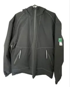 ブラック ナイロンジャケット