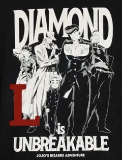 L新品タグ付き　ワークマン ジョジョの奇妙な冒険 Tシャツ 集合 ブラック
