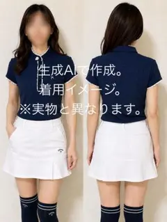 にゃん様　シェルボ CHELVO レディース ゴルフ ポロシャツ 半袖のサムネイル