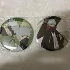 NARUTO疾風伝【はたけカカシ】BIG100㎜缶バッジ2個セット
